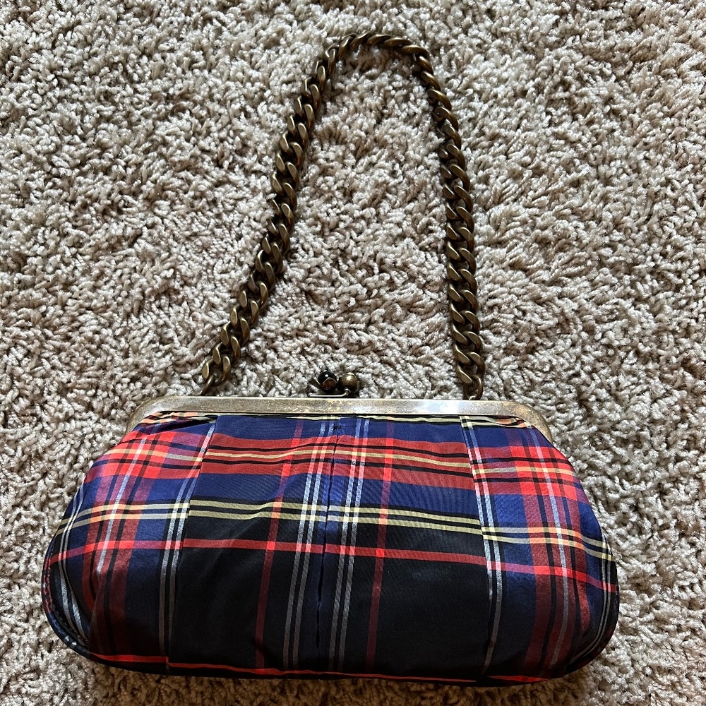 J.Crew Taffeta Evening Clutch/Carry Bag NWT
